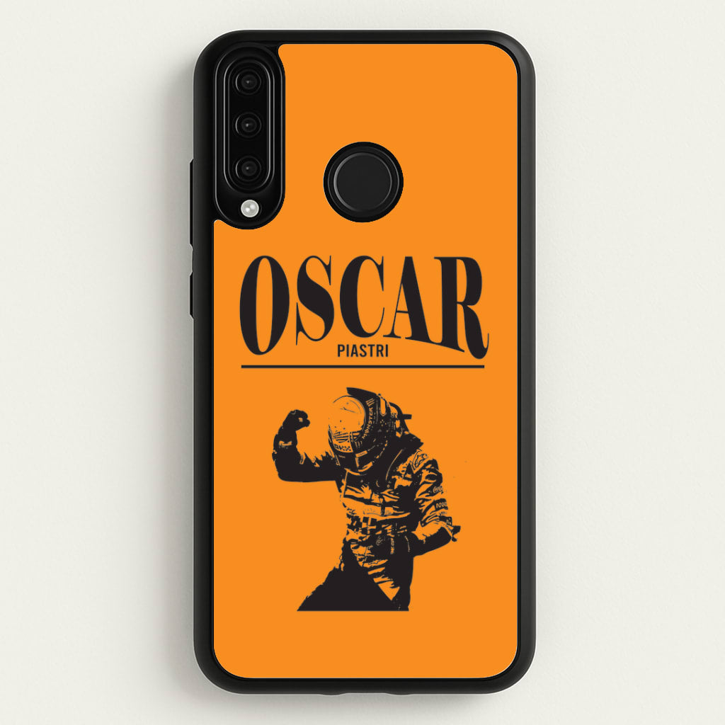 Oscar Orange And Black Huawei P30 Lite Case