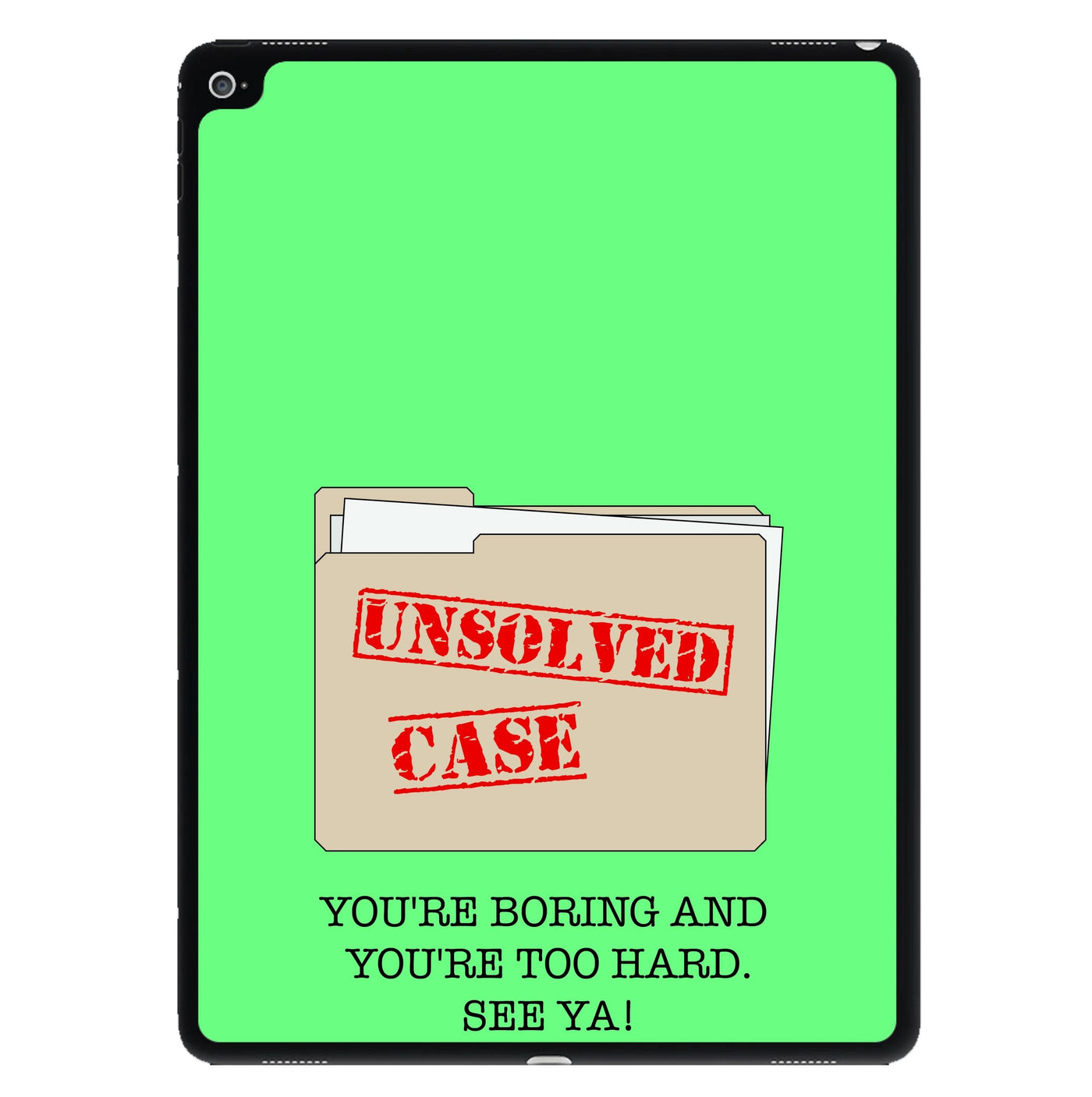 Unsolved Case - Brooklyn Nine-Nine iPad Case