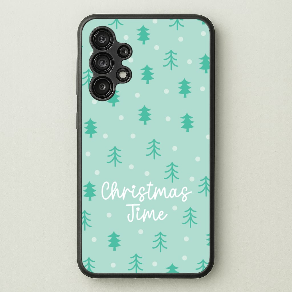 Cute Xmas Trees Pattern Galaxy A13 Case