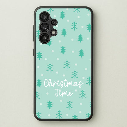 Cute Xmas Trees Pattern Galaxy A13 Case