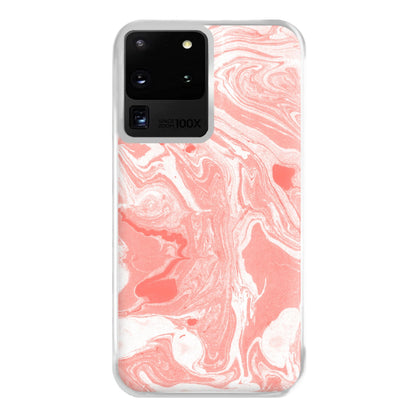 Pink Swirly Marble Phone Case