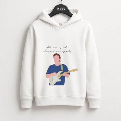 All Is On My Side Pink Kids Hoodie