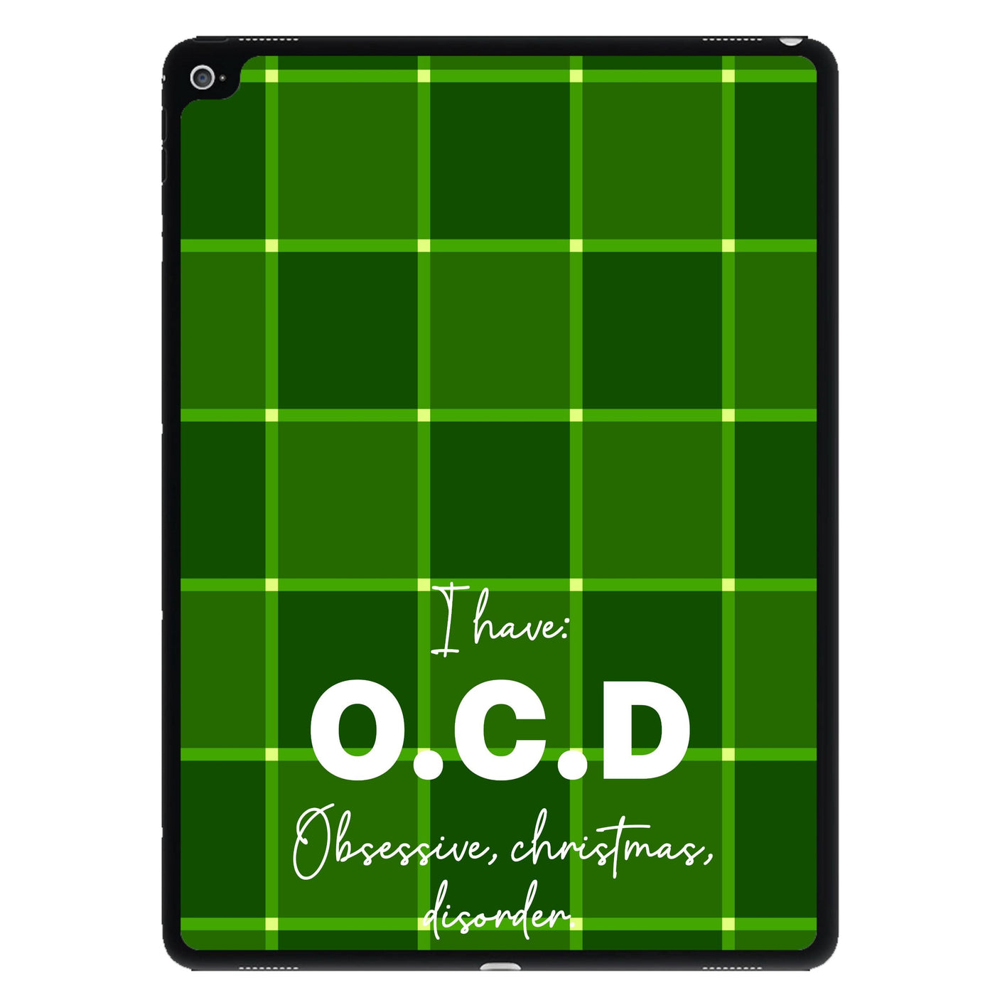 Obsessive Christmas Order iPad Case