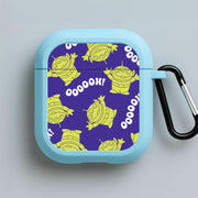 Toy Aliens Silhouette Pattern AirPods Case 3