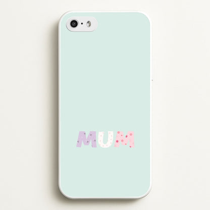 Mum Patchwork iPhone 5 / 5s / SE 2016 Case