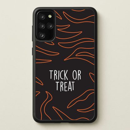 Zebra Print Trick Or Treat Galaxy S20 Plus Case