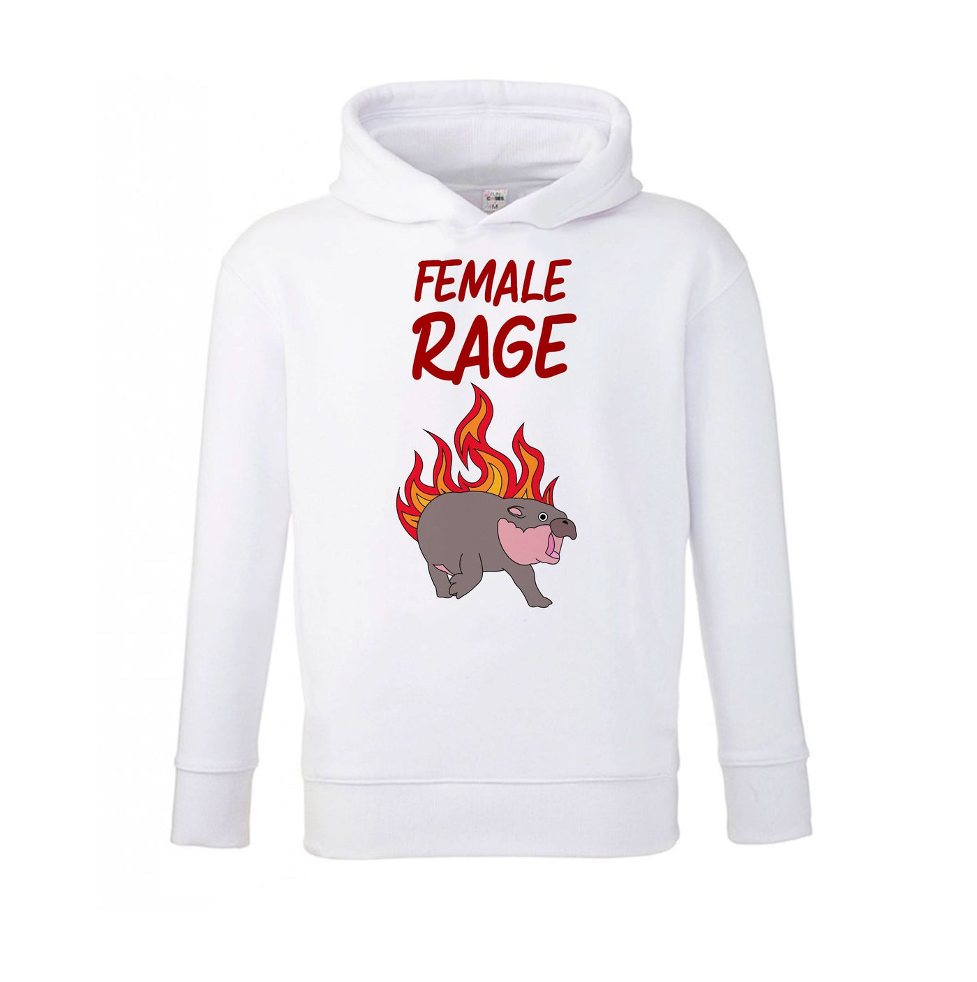 Female Rage Kids Hoodie