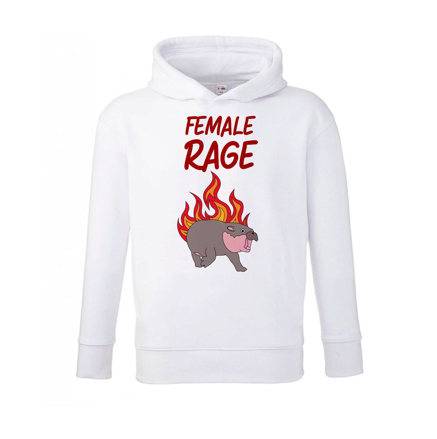 Female Rage Kids Hoodie