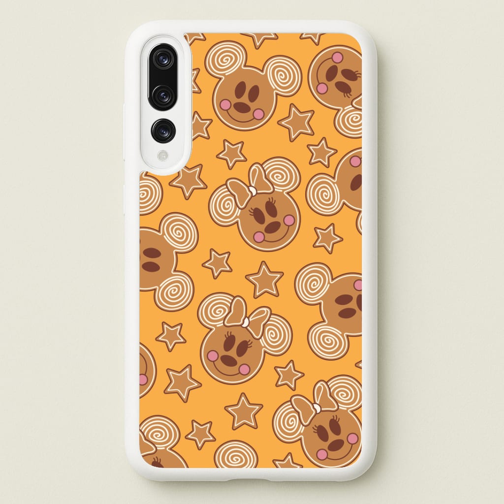Cartoon Mouse Gingerbread Pattern Huawei P20 Pro Case