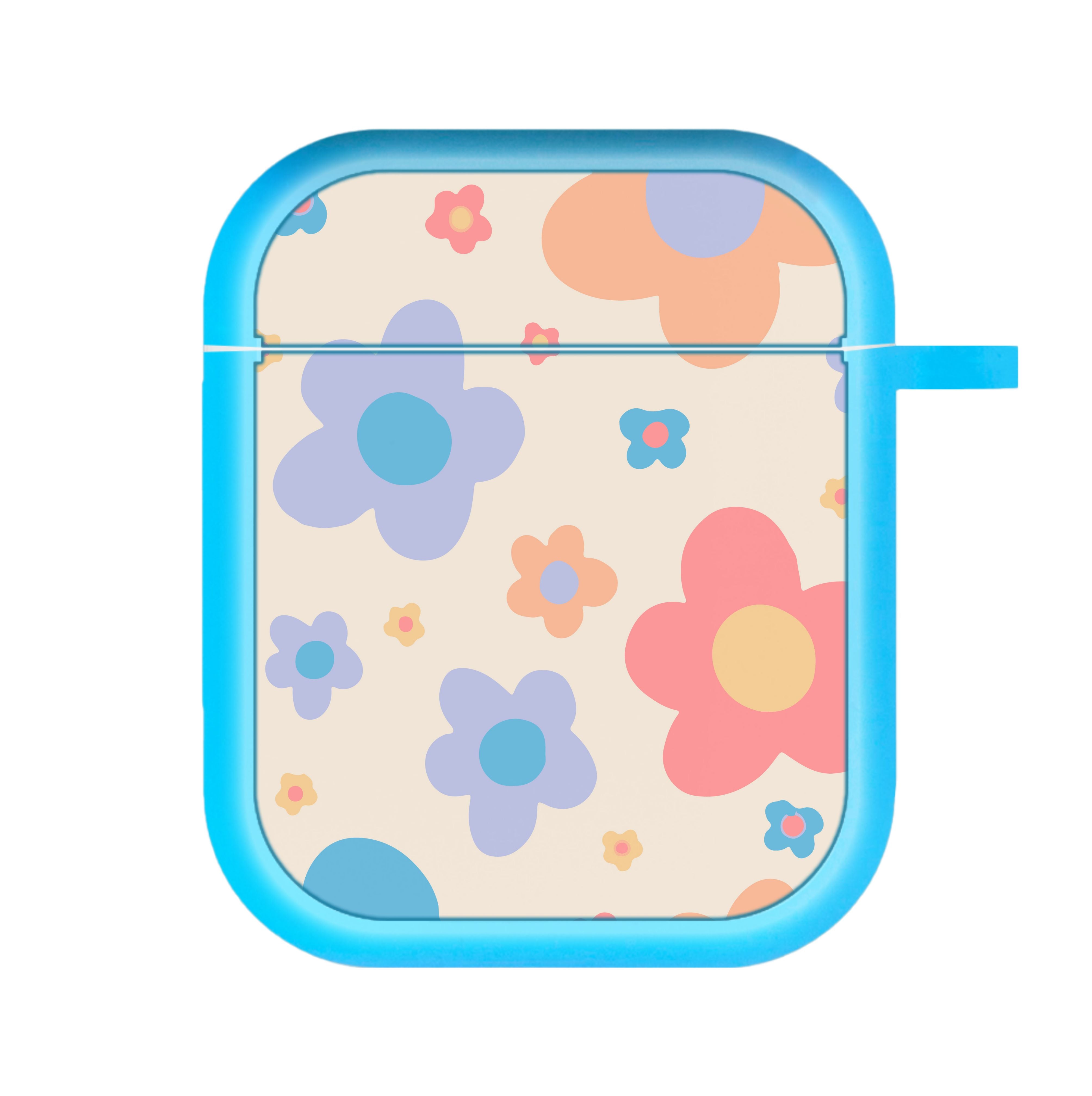 Playful Flower Pattern AirPods Case