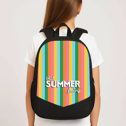 That Summer Feeling Stripes School Bag