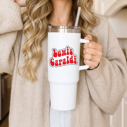 Red Name Tumbler