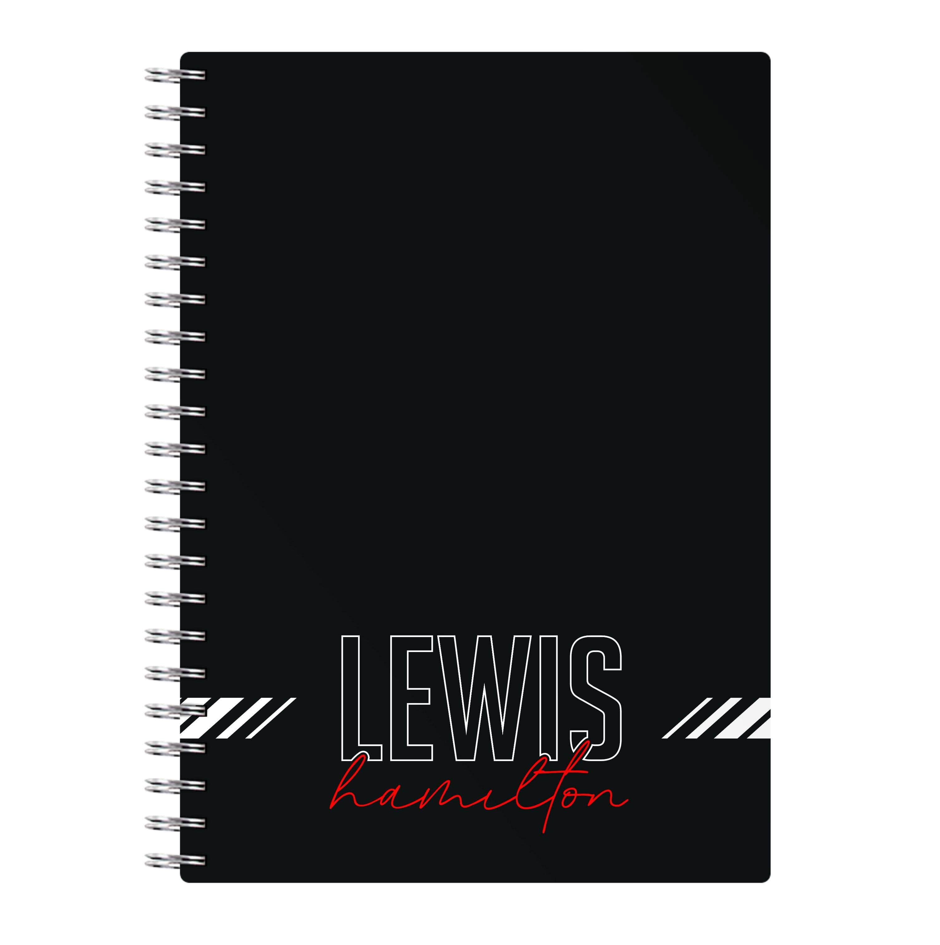 Racer Stripes Hamilton Notebook
