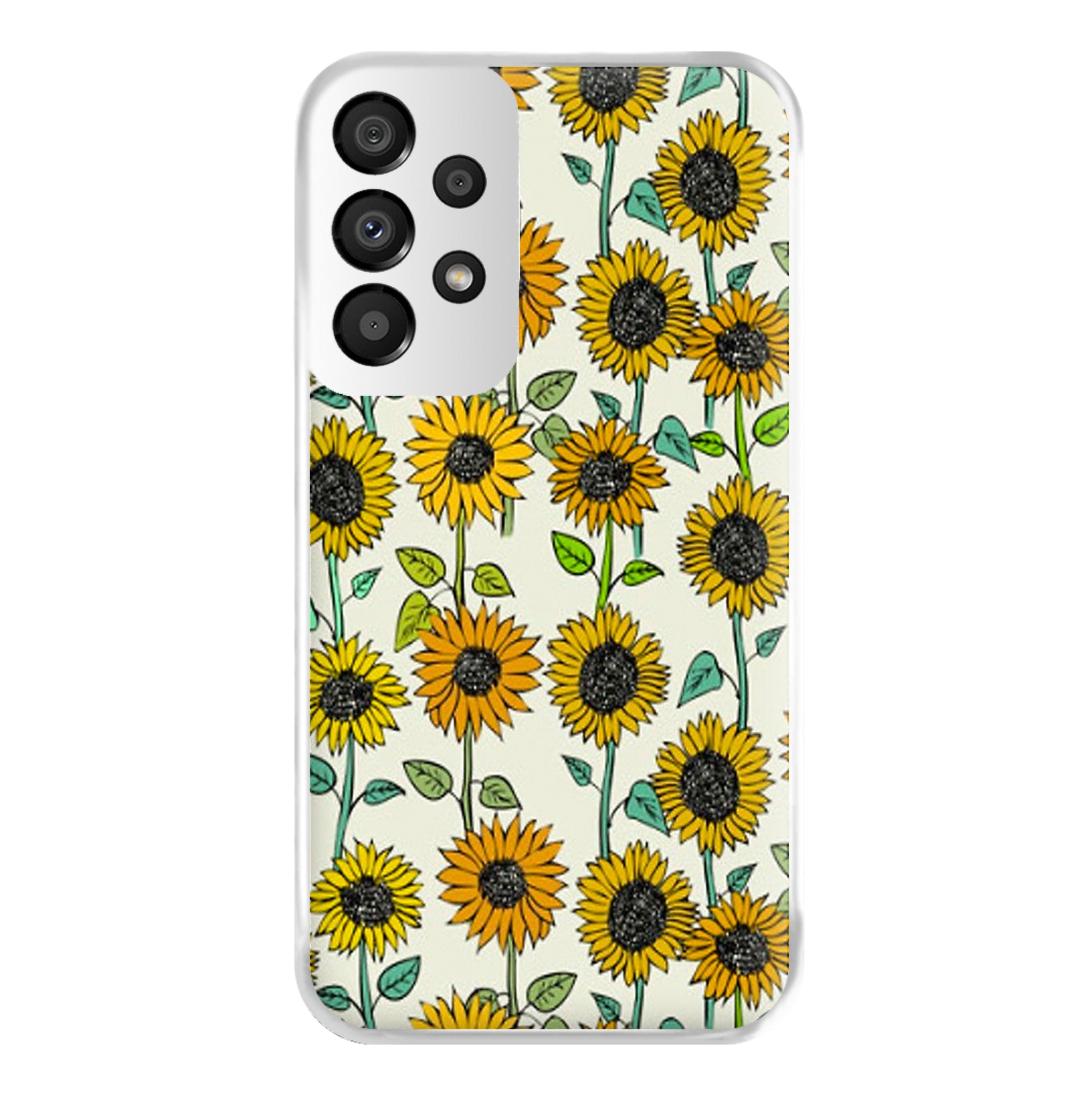 Painted Sunflowers Phone Case