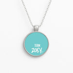 Team Zoey Circle Necklace