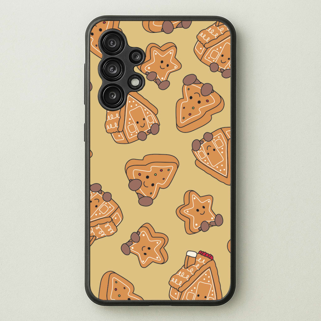 Gingerbread Plushies Pattern Galaxy A13 Case