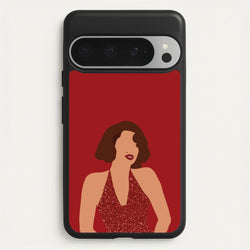Red Sparkly Dress Google Pixel 9 Pro XL Case