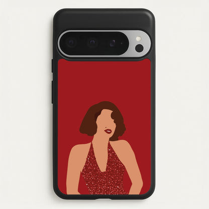 Red Sparkly Dress Google Pixel 9 Pro XL Case