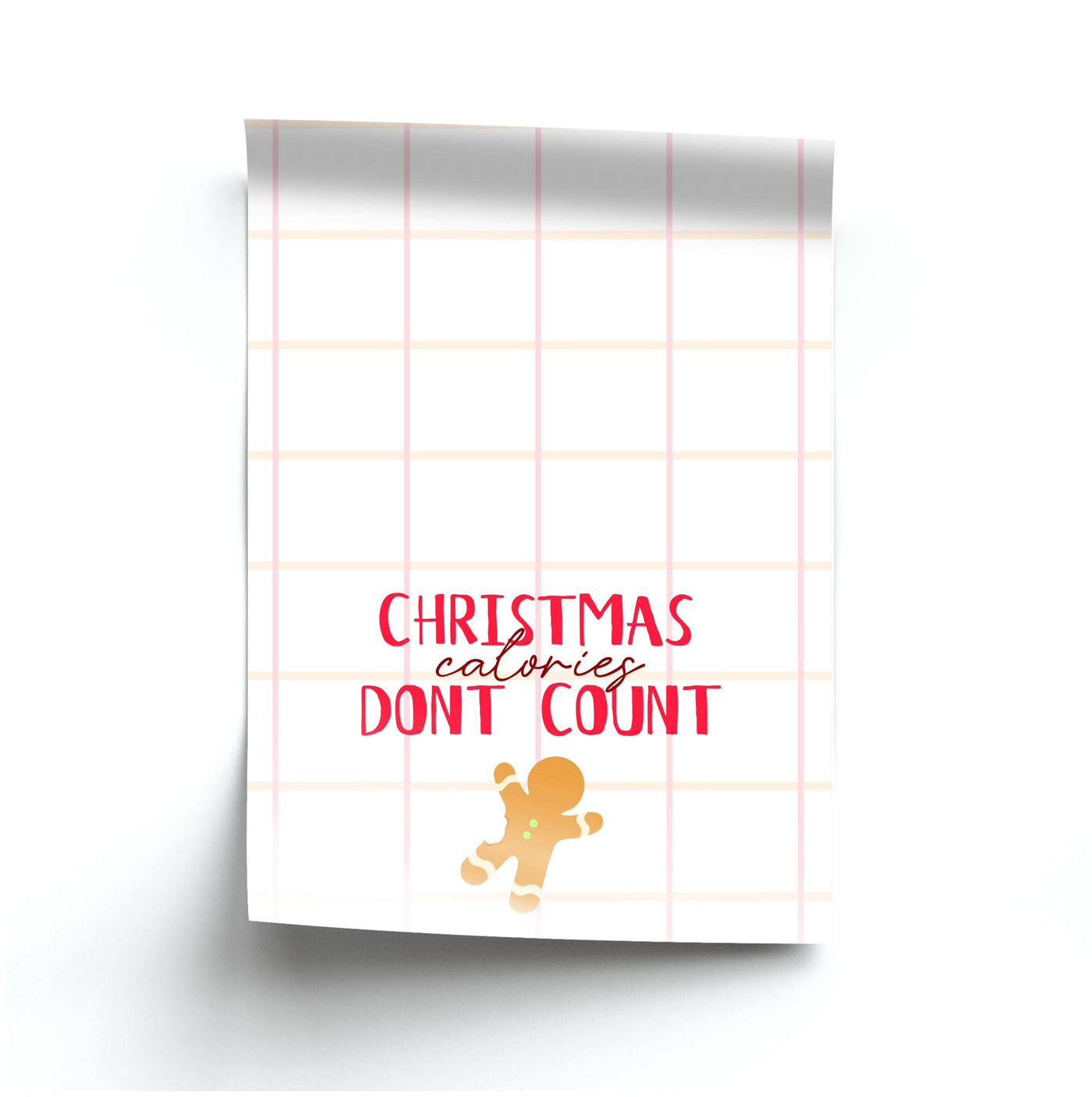 Christmas Calories Don't Count Poster