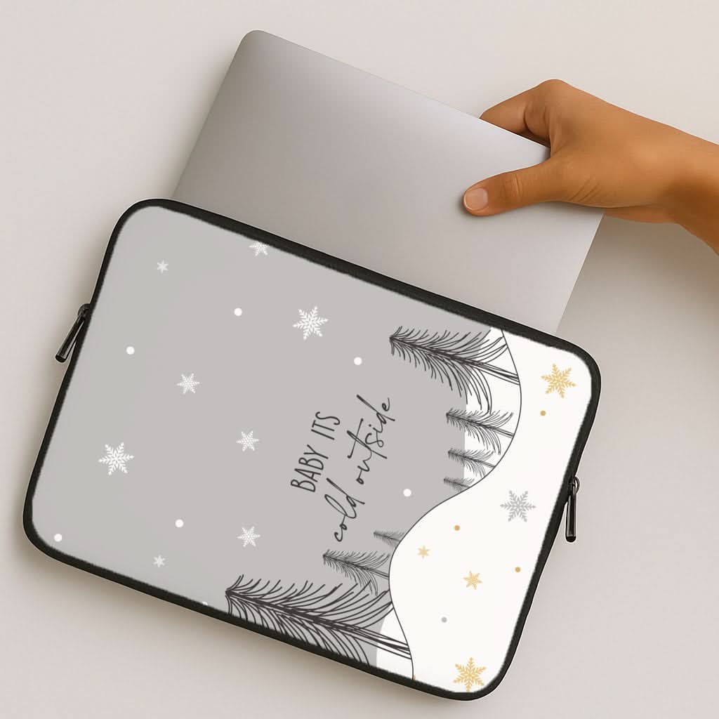 Baby It's Cold Outisde Landscape MacBook Cover