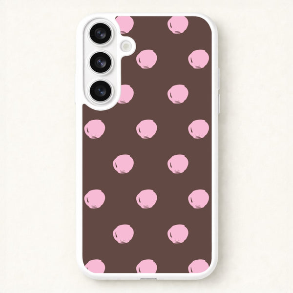 Chocolate & Strawberry Buttons Galaxy S26 Case
