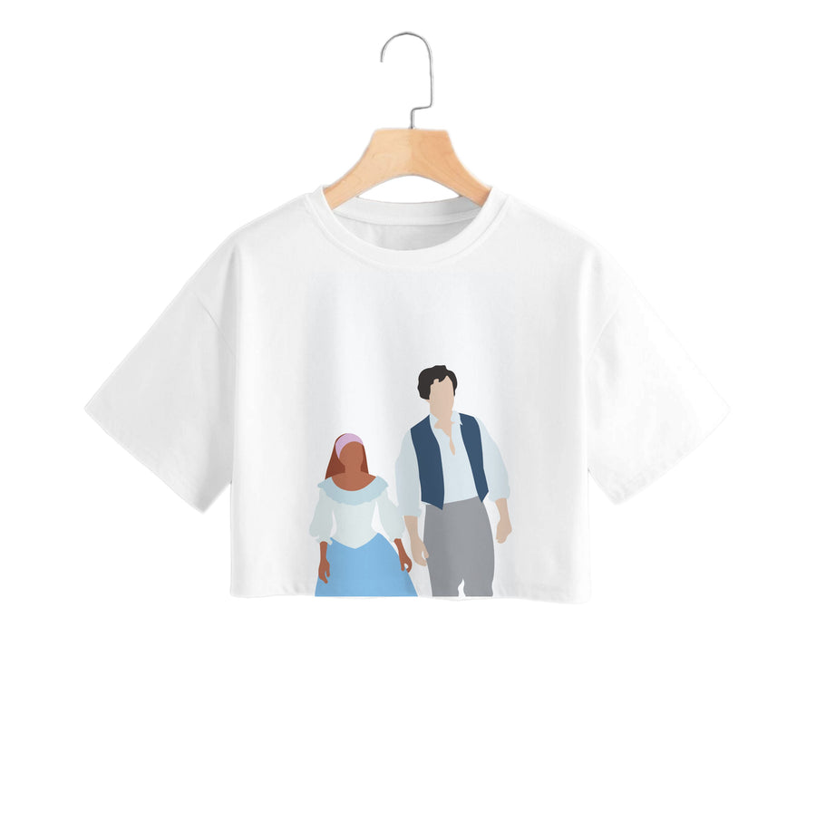 Ariel And Eric - The Little Mermaid Crop Top