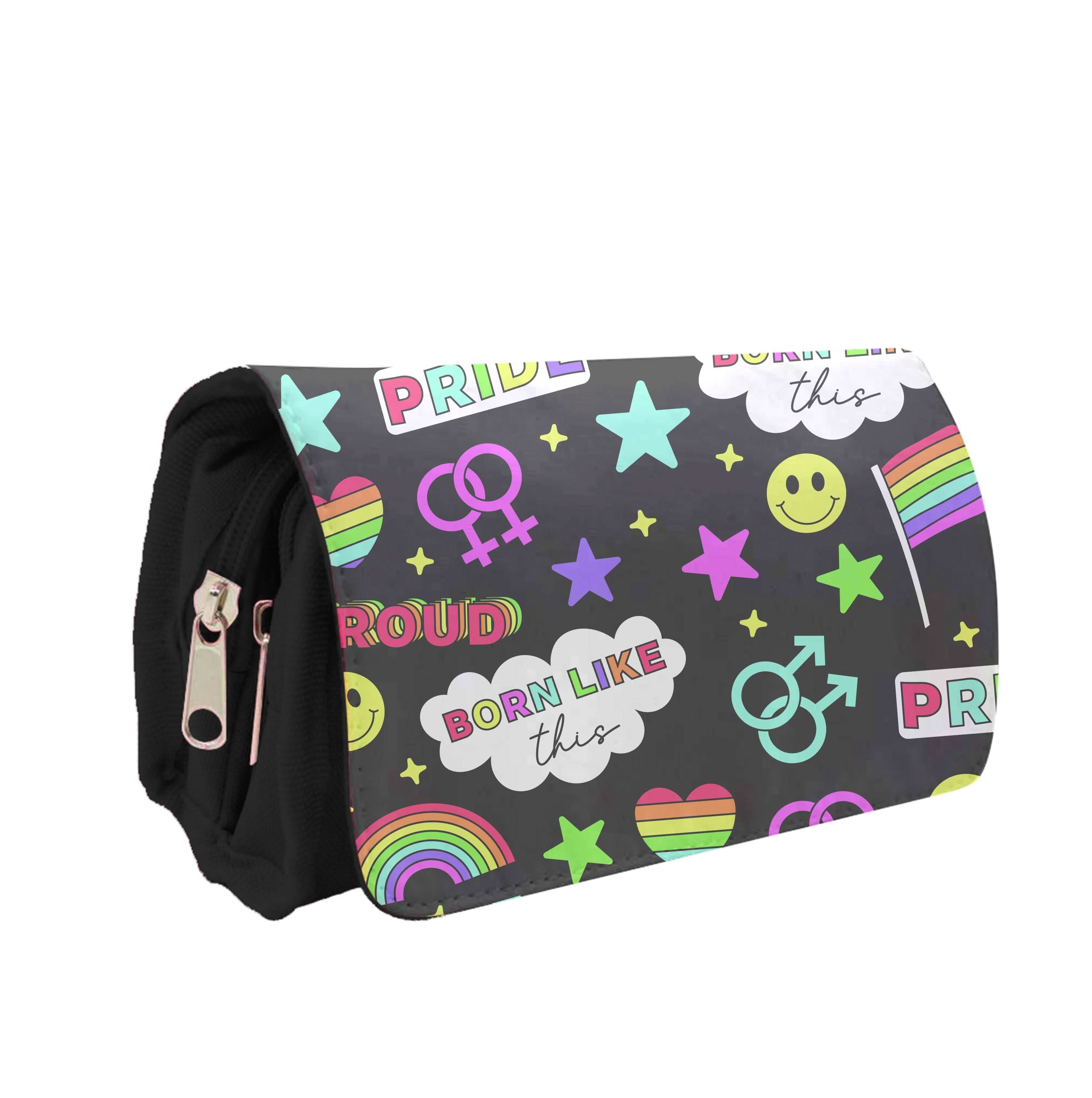 Dark Pride Stickers Pencil Case