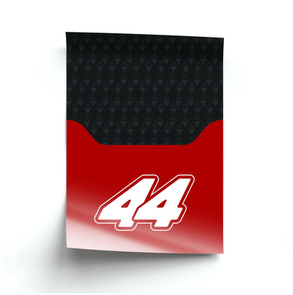Red And Gray 44 Poster