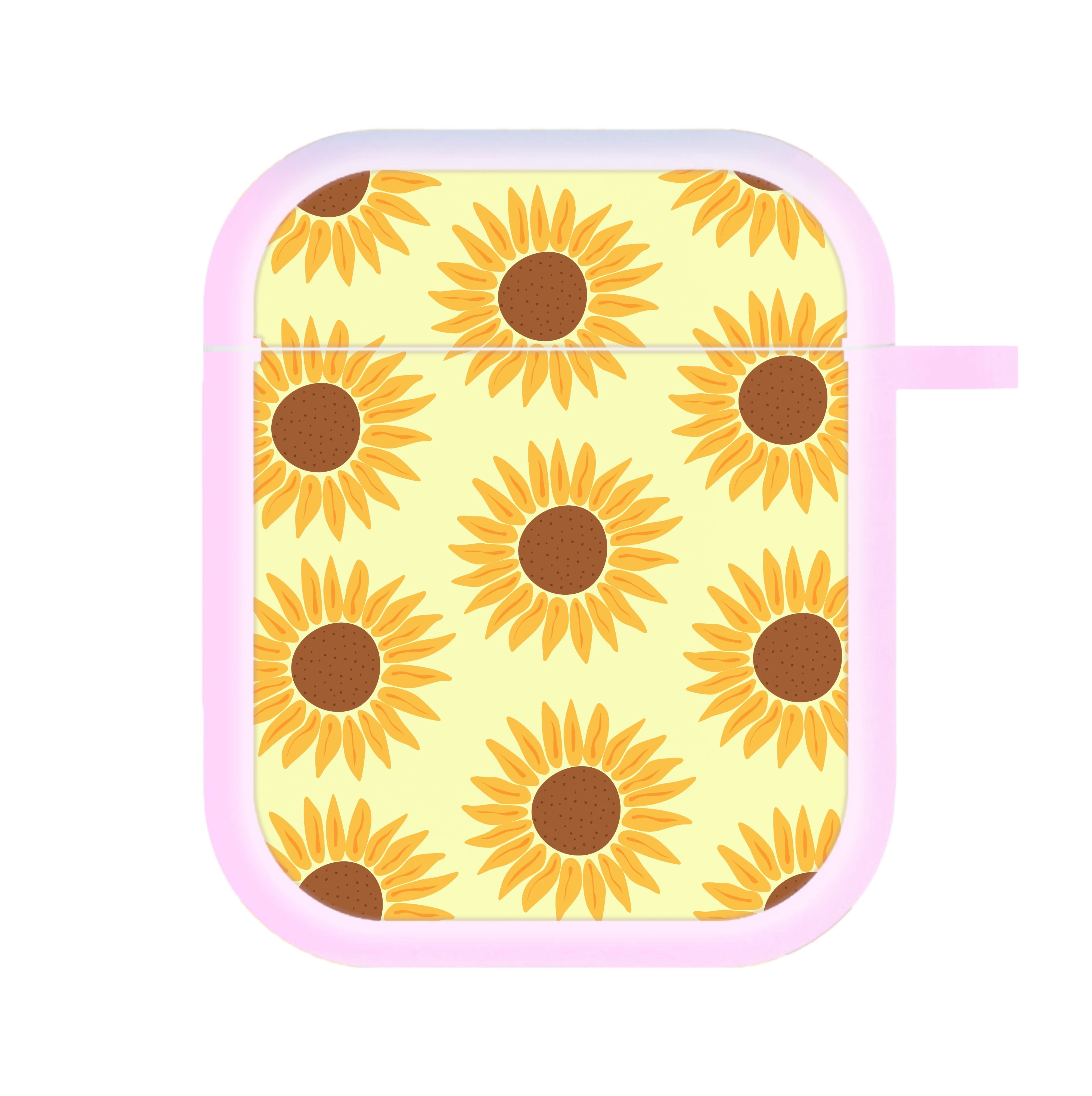 Sunflowers Abstract Pattern AirPods Case