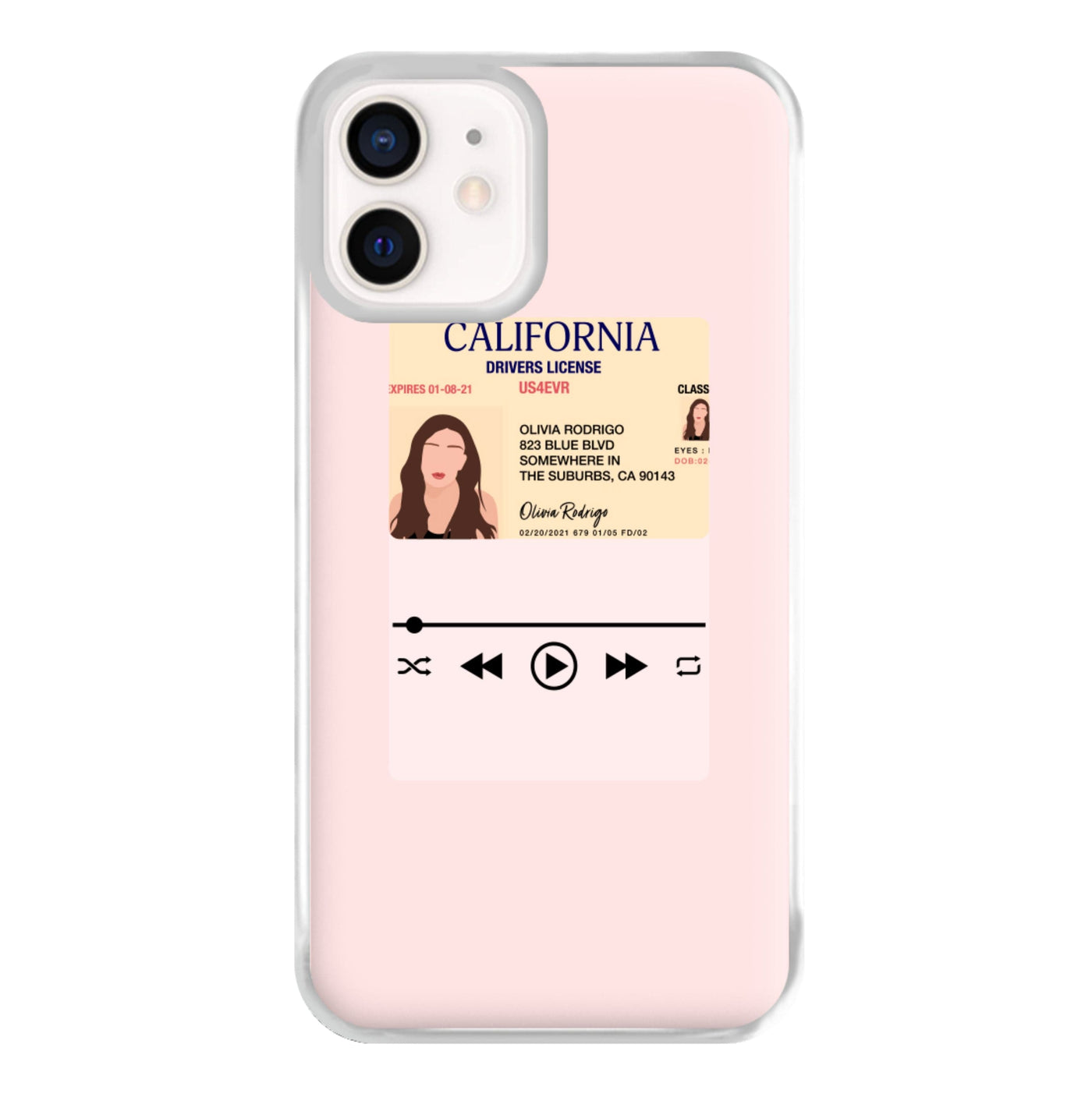 Drivers License - Olivia TikTok Phone Case