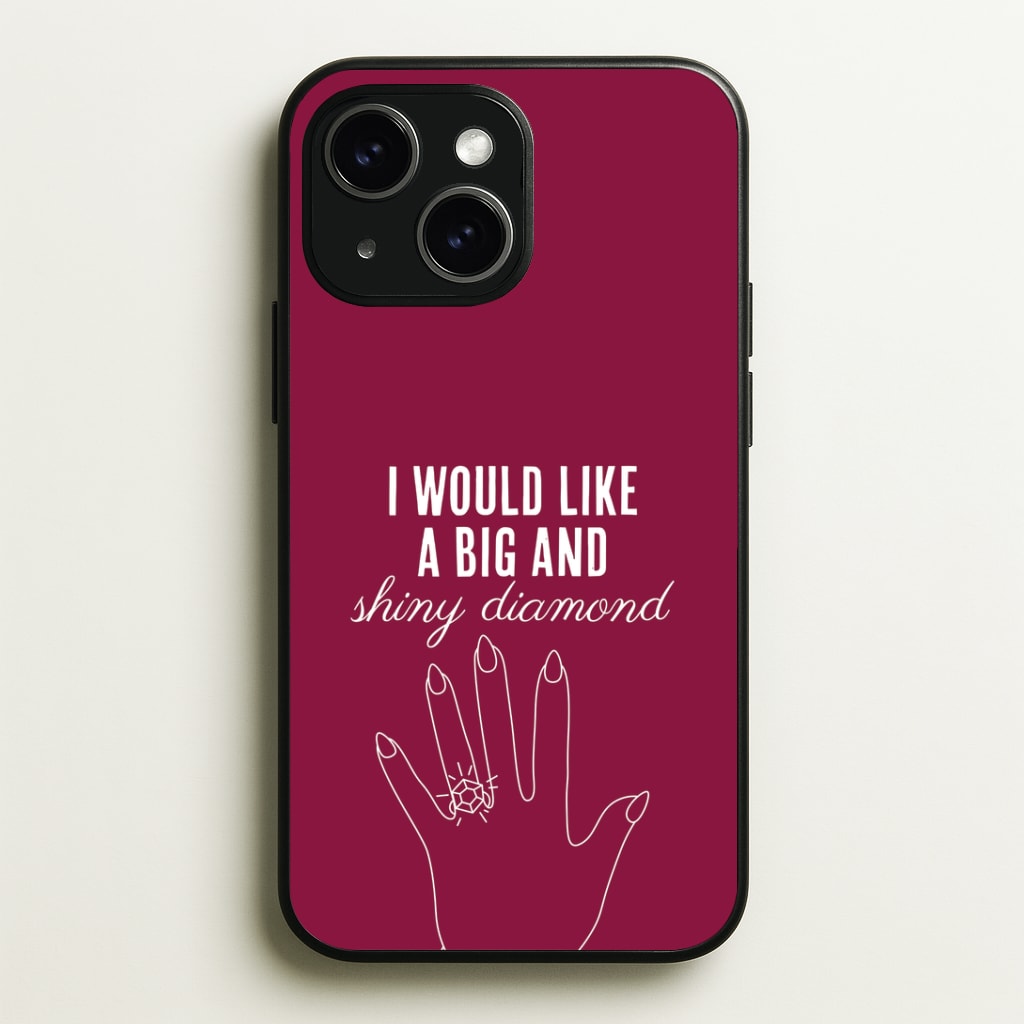 Shiny Diamond iPhone 14 Plus Case