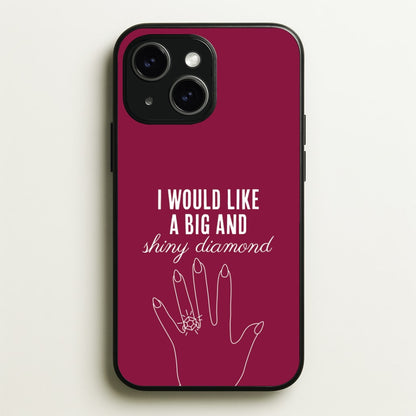 Shiny Diamond iPhone 14 Plus Case