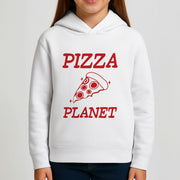 Retro Pizza Planet  Kids Hoodie 3