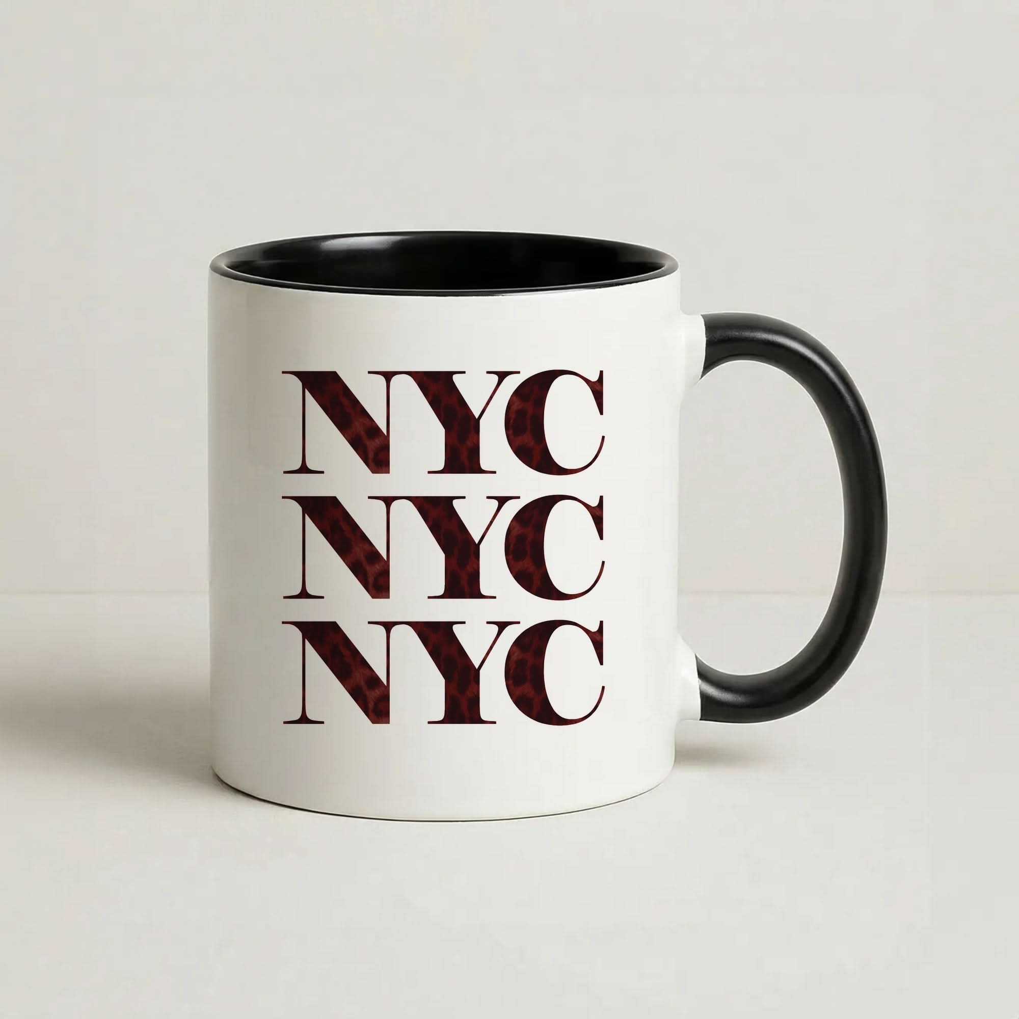 Fifth Avenue  Black Mug