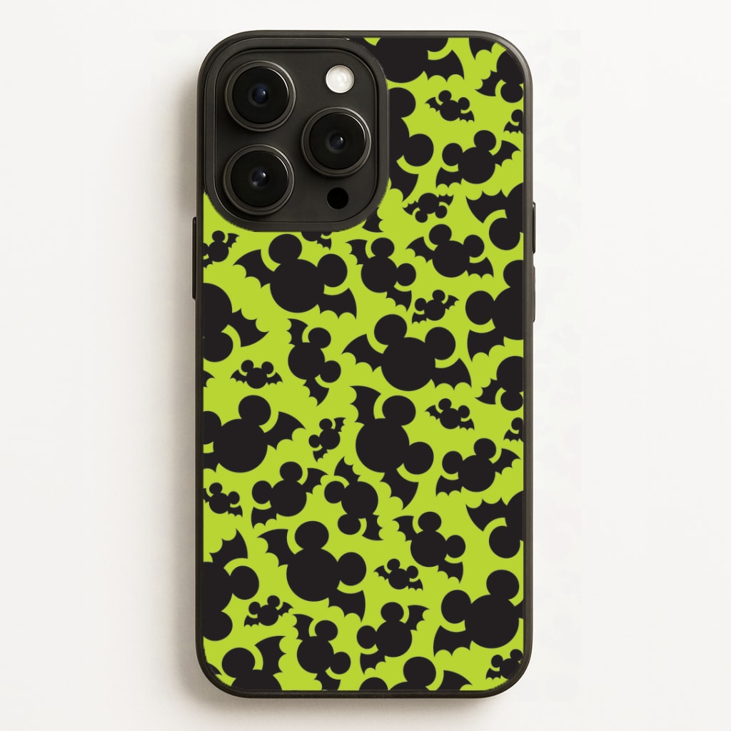 Mouse Bats Pattern iPhone 16 Pro Max Case
