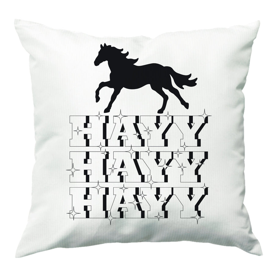 Hayy Hayy Hayy - Horses Cushion