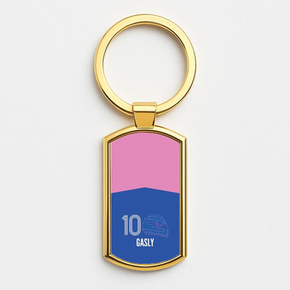 Gasly Helmet 2026 Gold Keyring