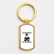On Wednesdays We Wear Black Luxury Keyring 3
