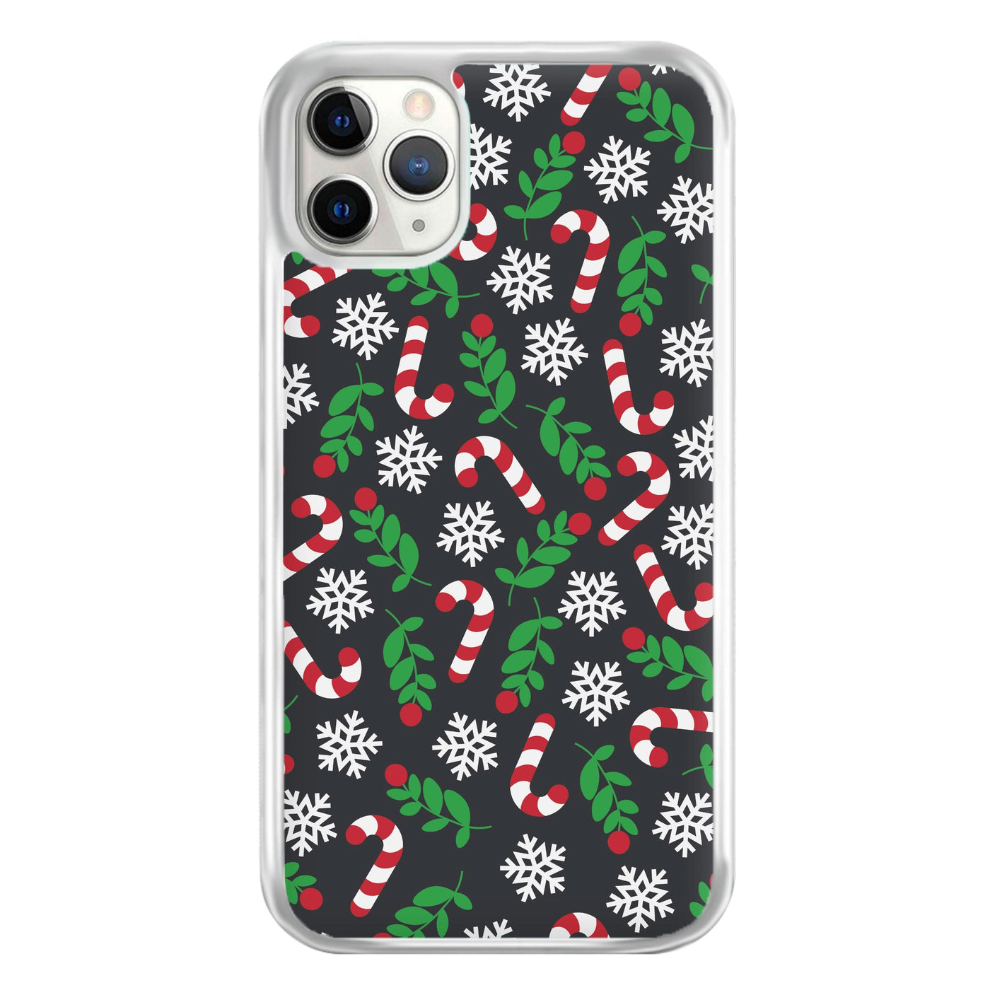 Snow Black Pattern Phone Case