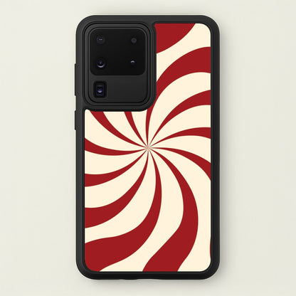 Peppermint Swirl Pattern Galaxy S20 Ultra Case