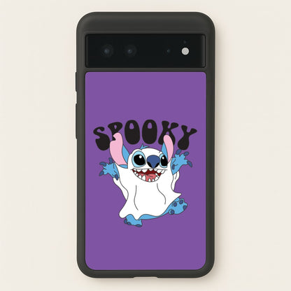 Spooky Cute Blue Alien Google Pixel 6 Case