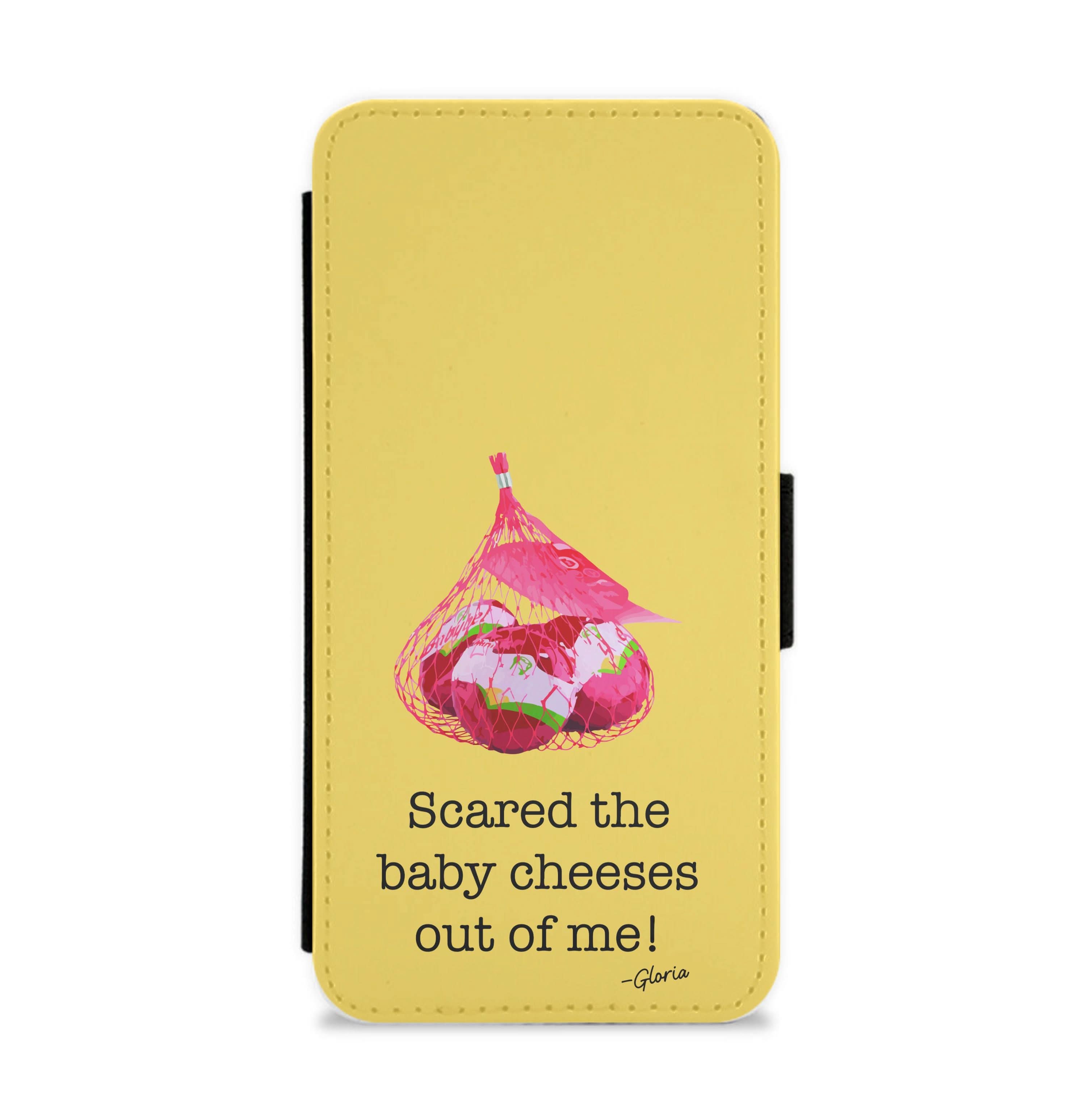 Scared The Baby Cheeses Out Of Me Flip / Wallet Phone Case