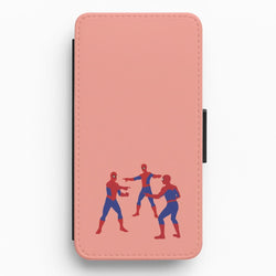 Spider Hero Pointing Meme Flip / Wallet Phone Case