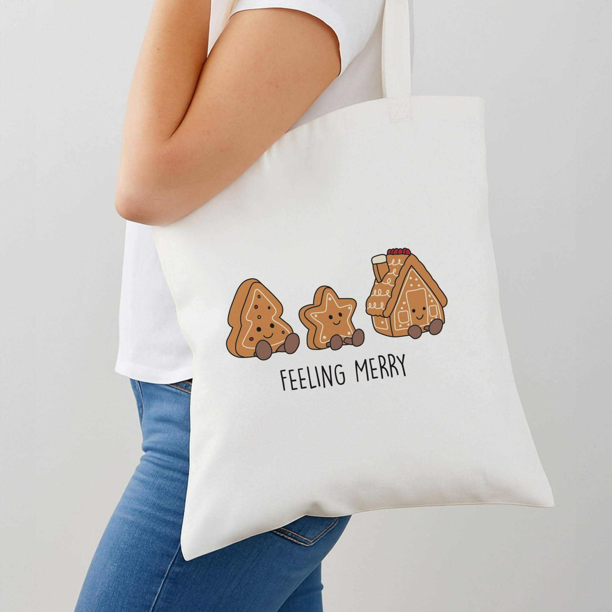 Gingerbread Plushies Quote Shoulder Bag