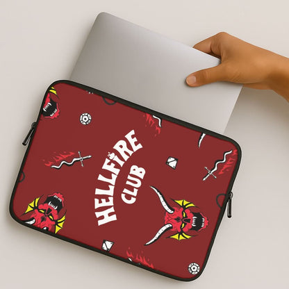 Hellfire Club Icons Collage Red MacBook Cover
