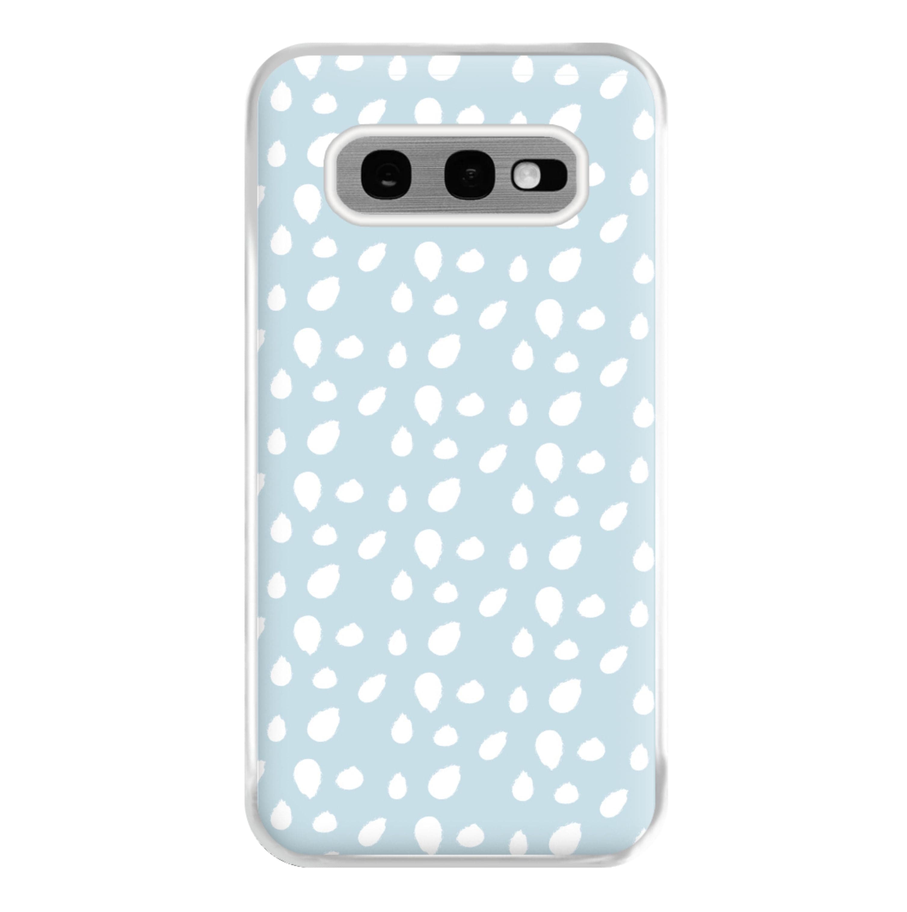 Pastel Blue Dots Phone Case