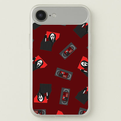 VHS & Ghostface Pattern iPhone 17 Air Case