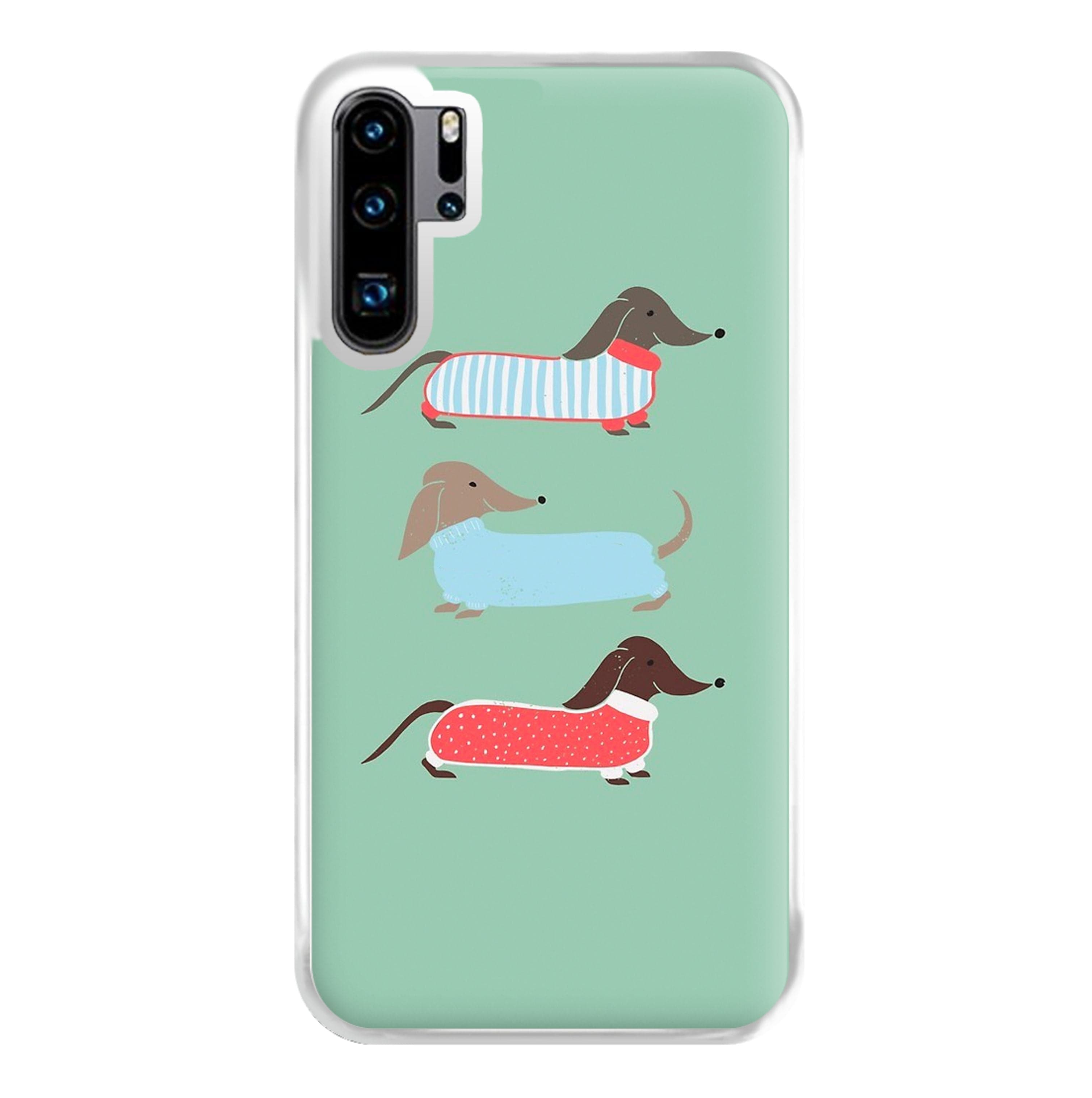 Sausage Dogs in Jumpers Phone Case