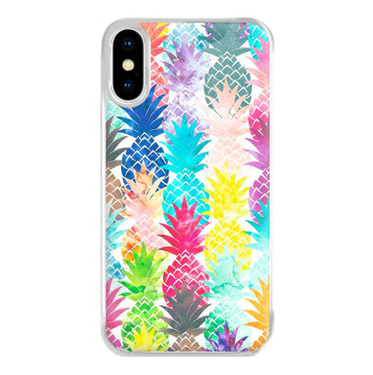 Watercolour Pineapple Pattern Phone Case