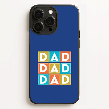 Dad Cubes Phone Case for Apple iPhone, Samsung Galaxy, Huawei and Google Pixel